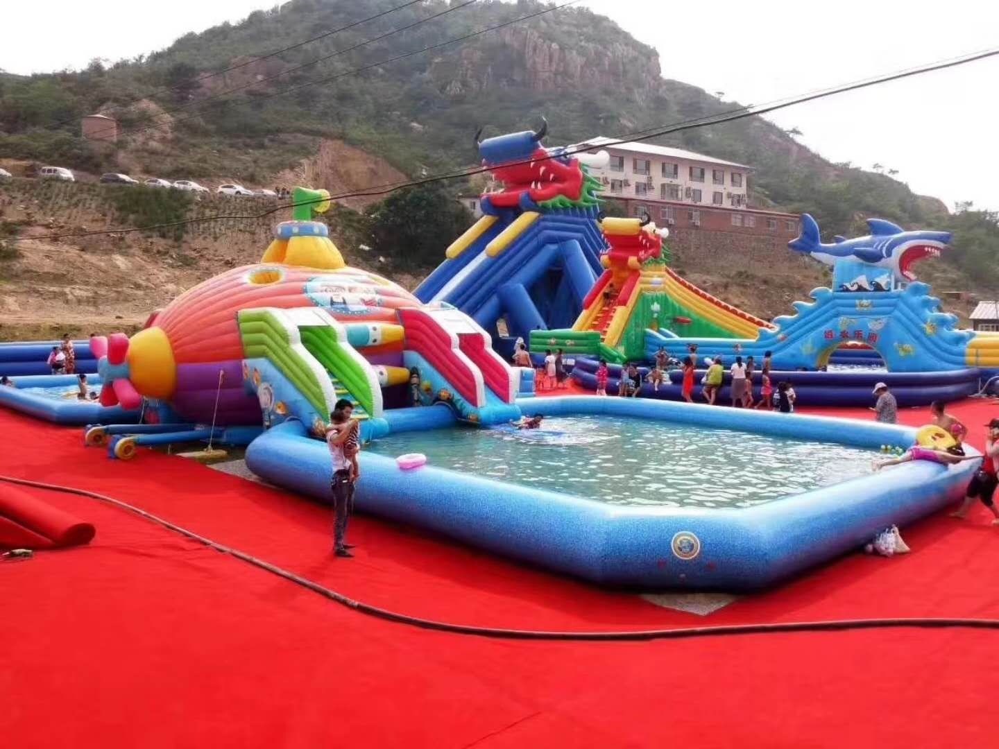 禹州深海潜艇充气游泳池